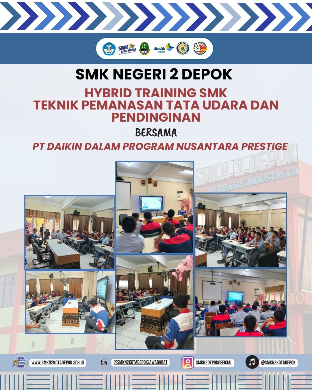 Hybrid Training SMK Teknik Pemanasan Tata Udara dan Pendingin - Bersama PT DAIKIN 