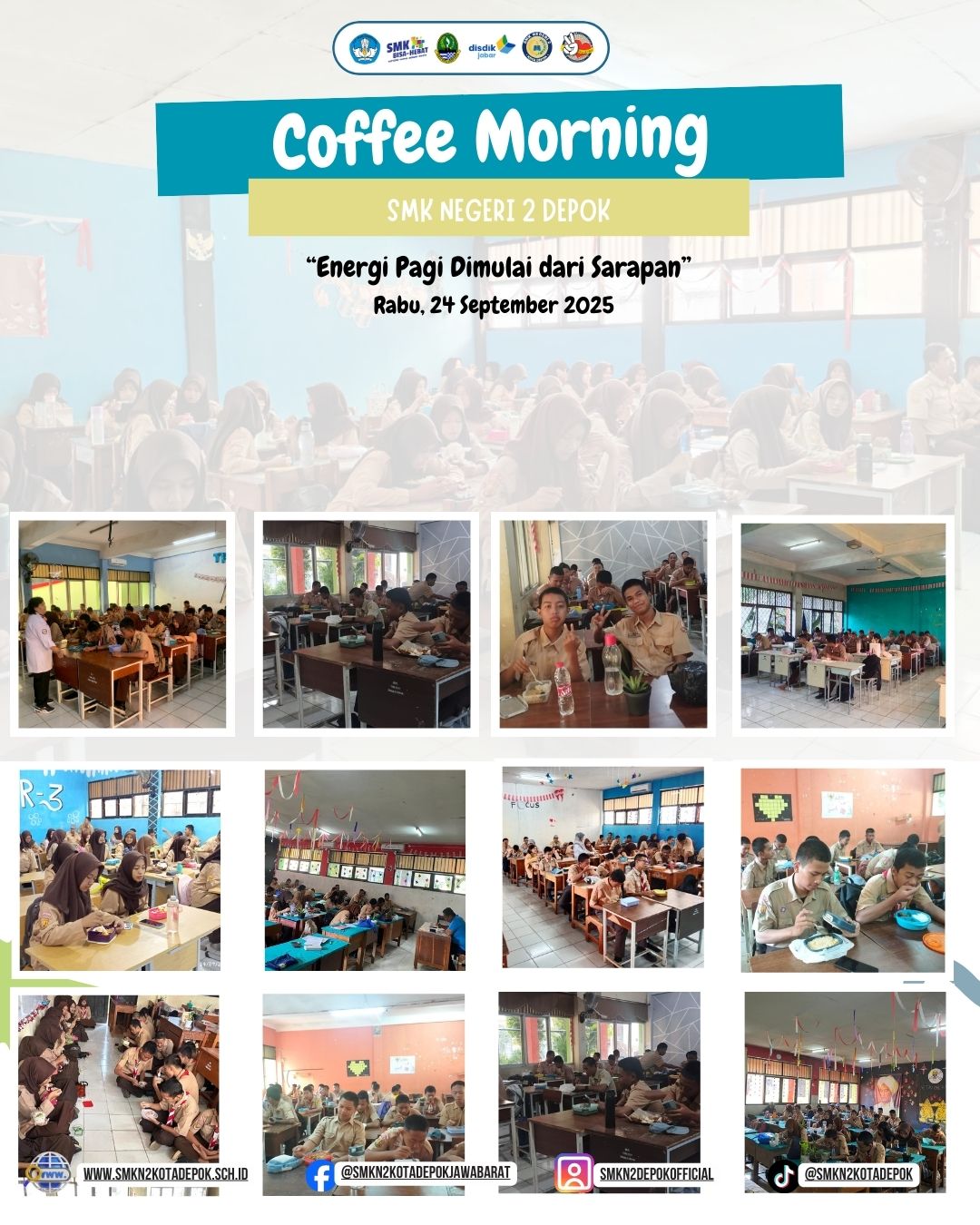 Kegiatan Coffee Morning - SMK Negeri 2 Depok - Energi Pagi Dimulai dari Sarapan - 24 September 2025