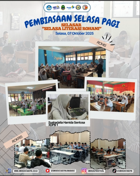Pembiasaan Selasa Pagi - Selasa Literasi Rohani ( Selasar ) - Selasa 7 Oktober 2025