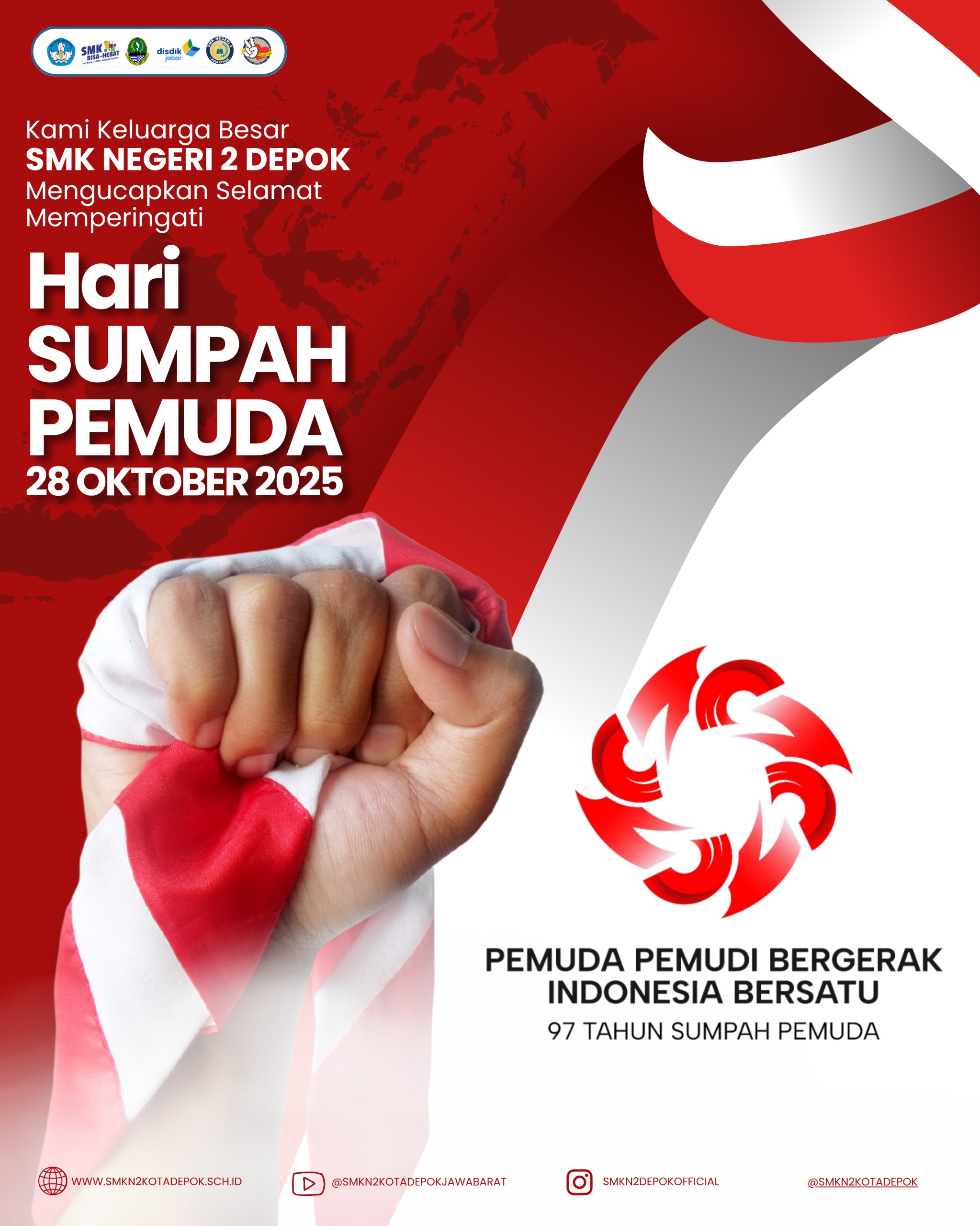 Upacara Bendera Memperingati Hari Sumpah Pemuda 2025 - SMK Negeri 2 Depok