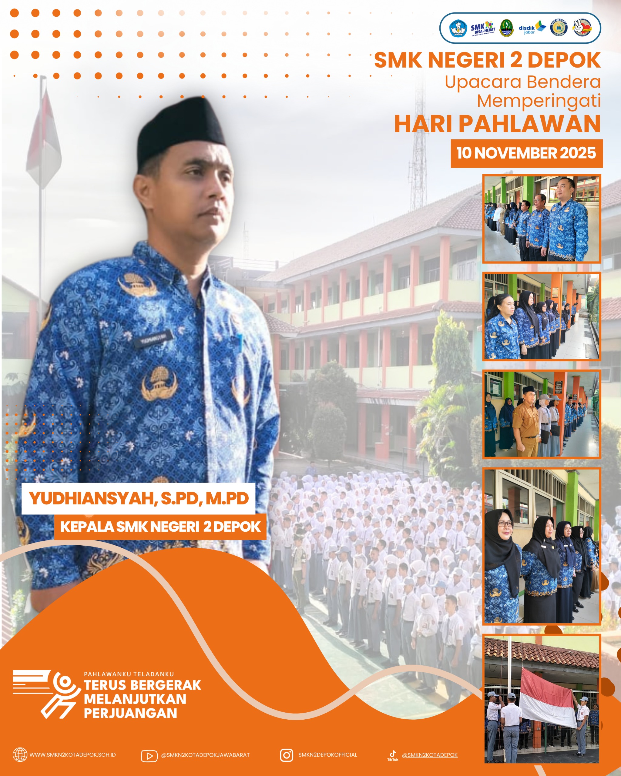 Upacara Memperingati Hari Pahlawan - 10 November 2025 - Yudhiansyah,S.Pd , M.Pd