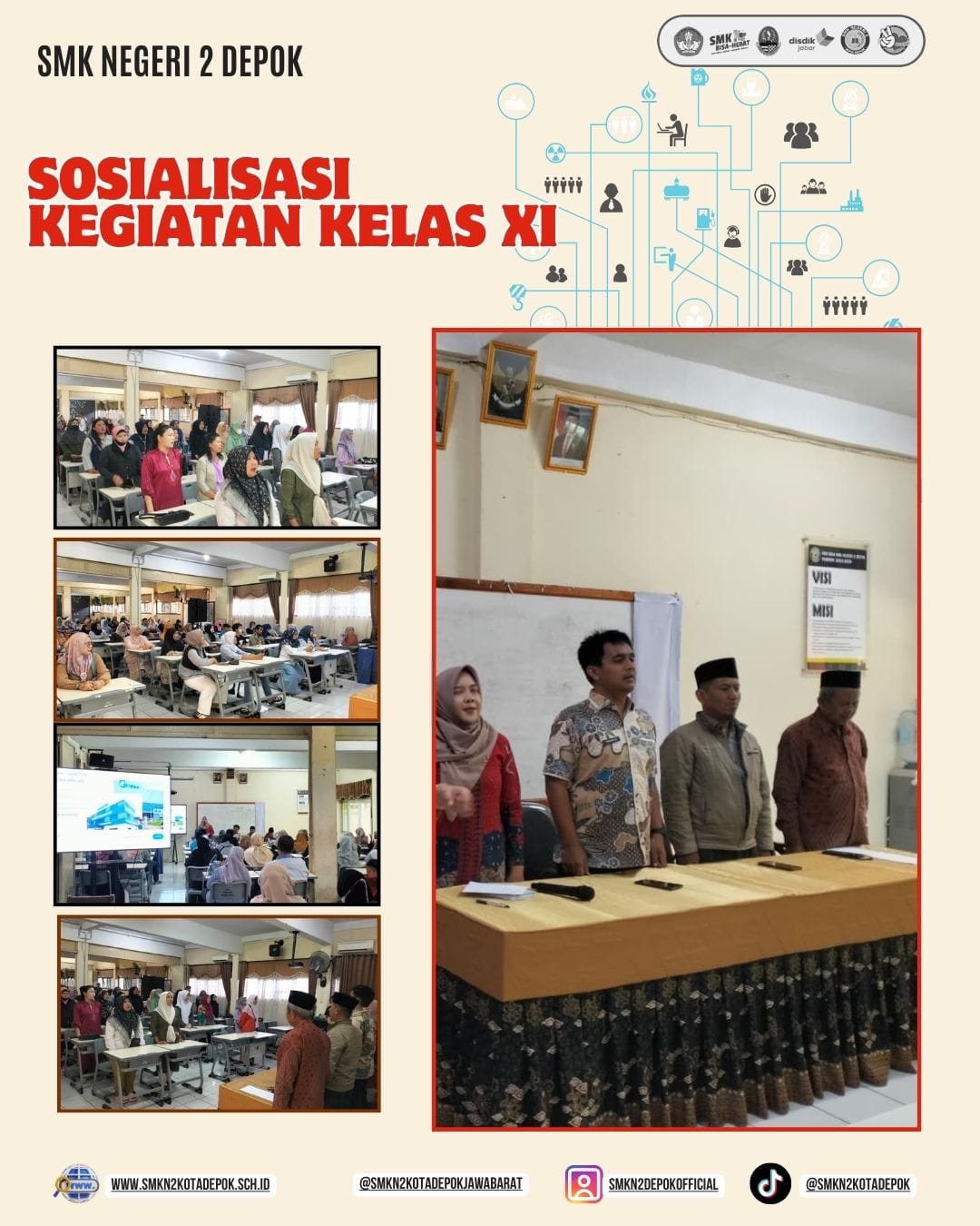 Sosialisasi Kegiatan kelas XI bersama Orang Tua Murid