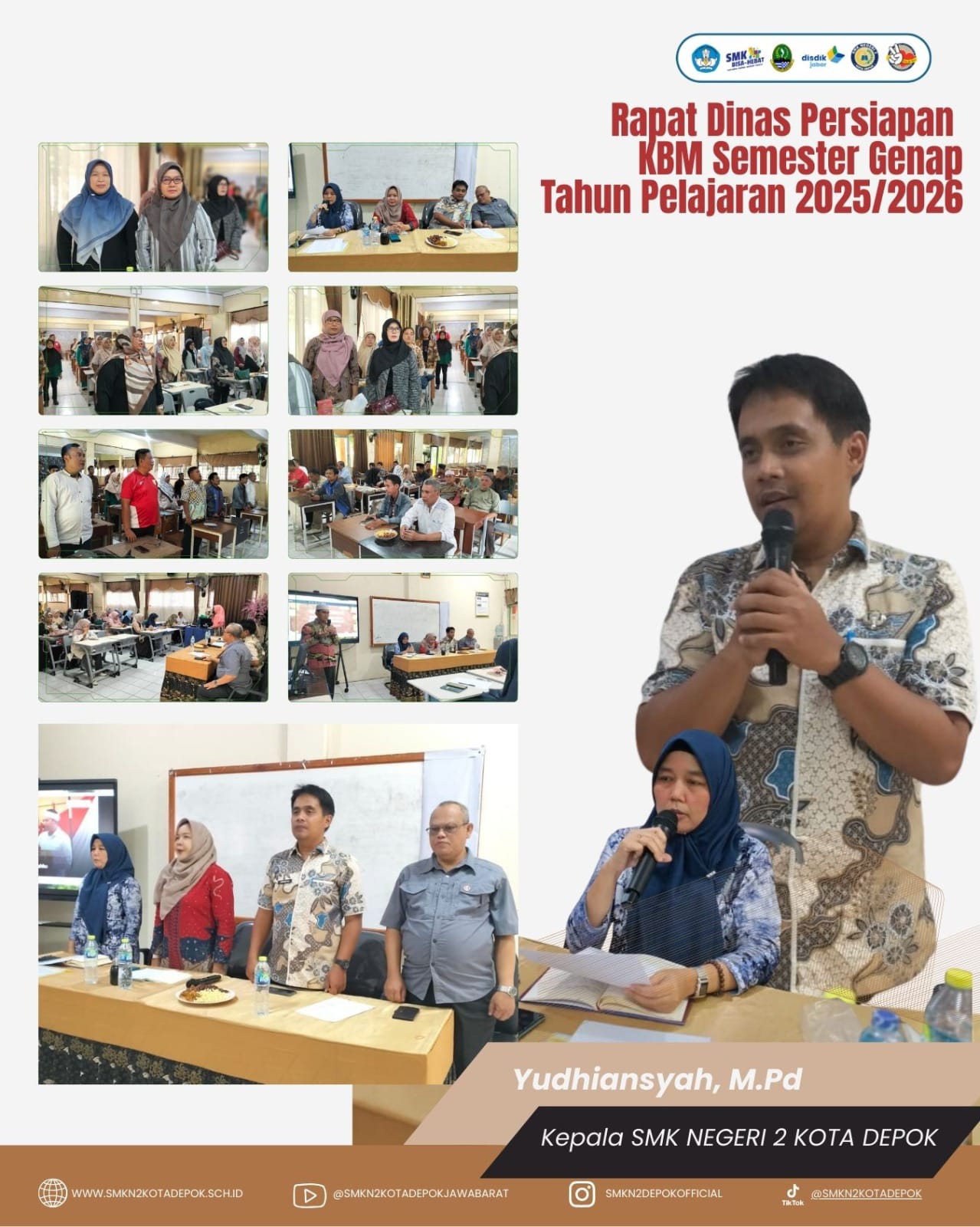 Rapat Dinas Persiapan KBM Semester Genap Tahun Pelajaran 2025/2026