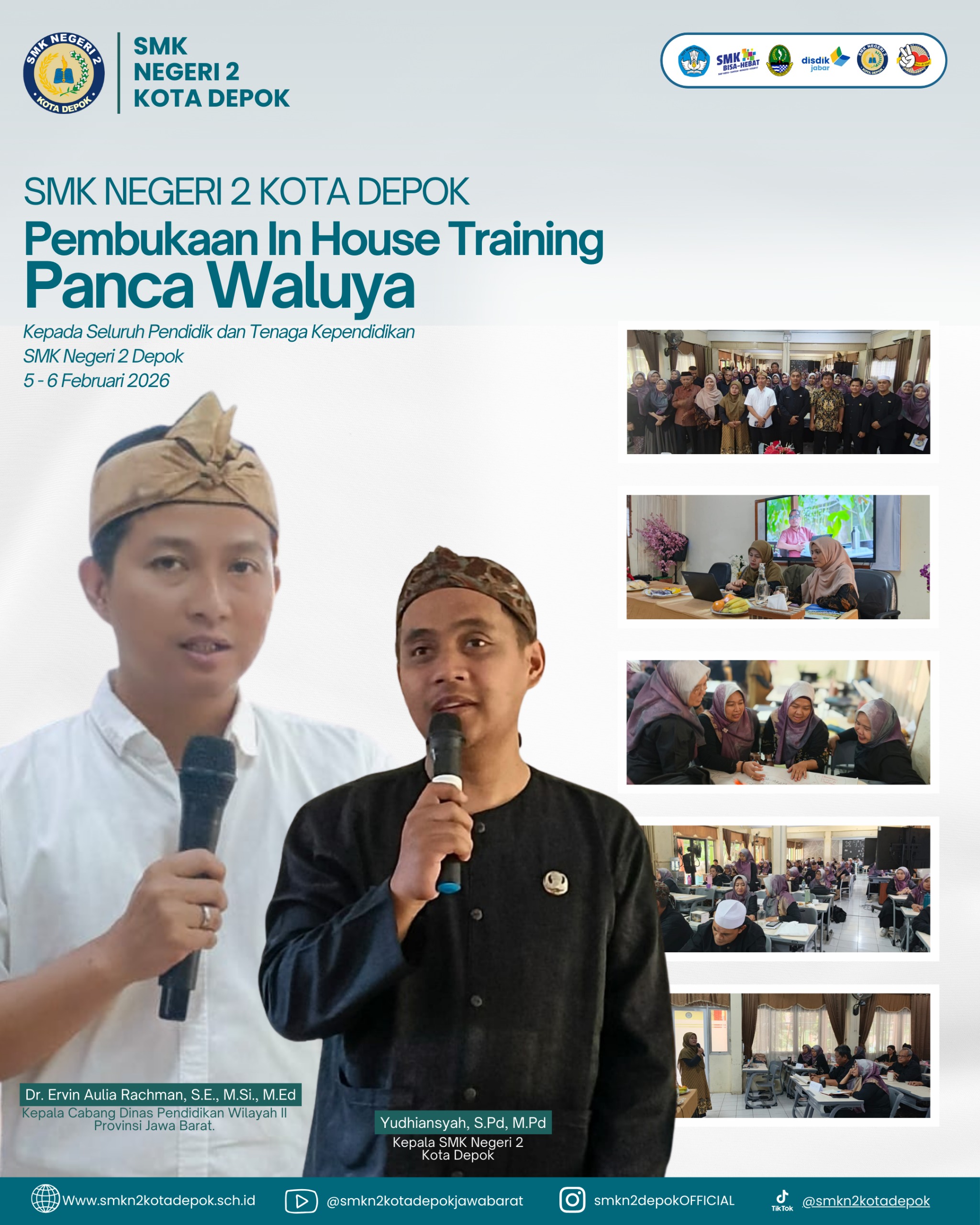 SMK Negeri 2 Depok Gelar Pembukaan In House Training ‘Panca Waluya’ untuk Meningkatkan Kompetensi Pendidik dan Tenaga Kependidikan