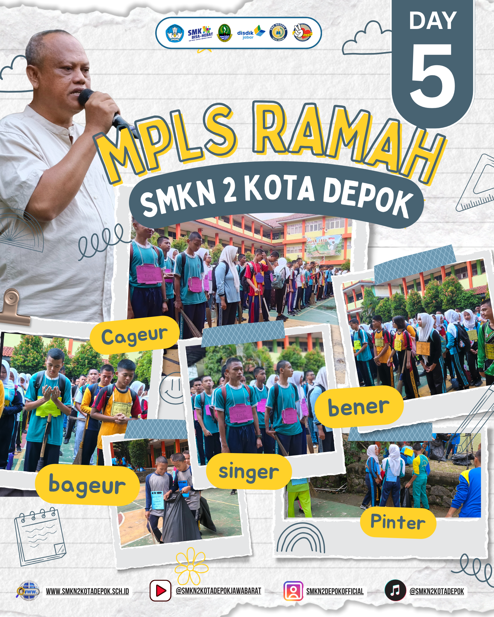 MPLS RAMAH 2025 SMKN 2 DEPOK - HARI KE 5